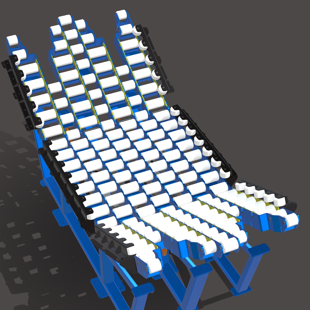 Finished CAD model of the custom lift adapter